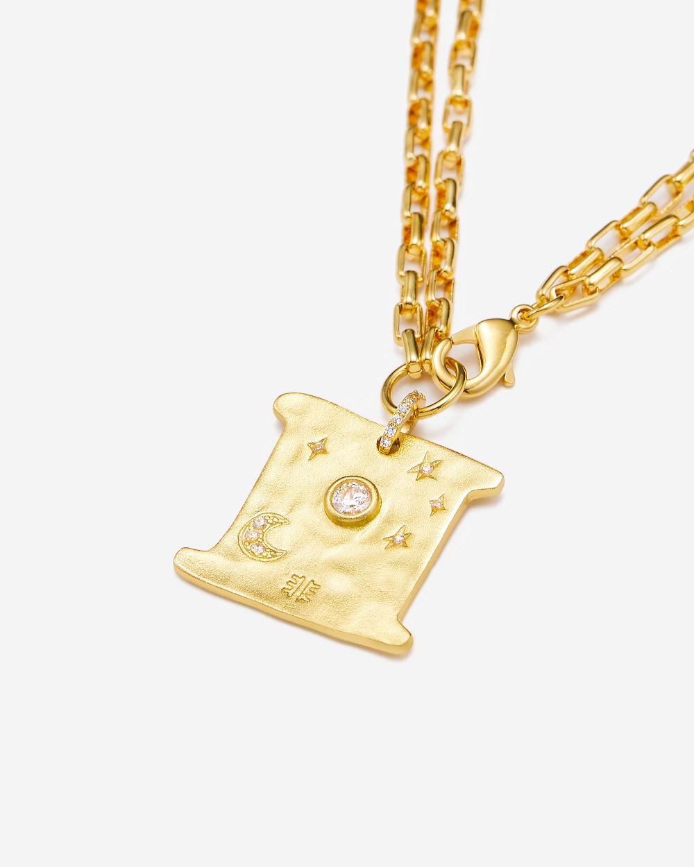 JW PEI Cosmos Square Necklace Women Jewelry Gold | CA1420LH