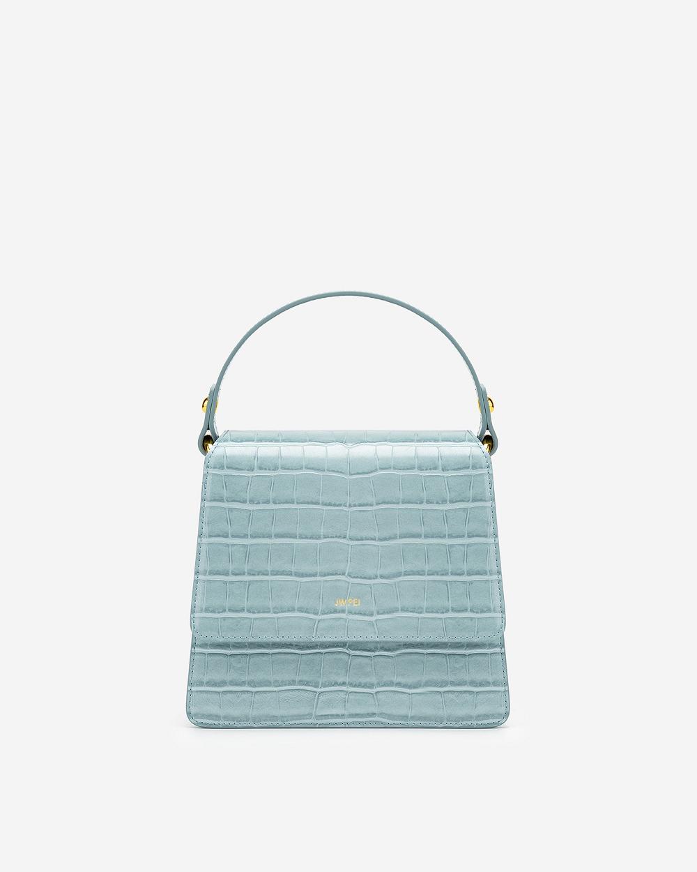 JW PEI FAE Top Handle Women Crossbody Bags Turquoise | CA1017YU