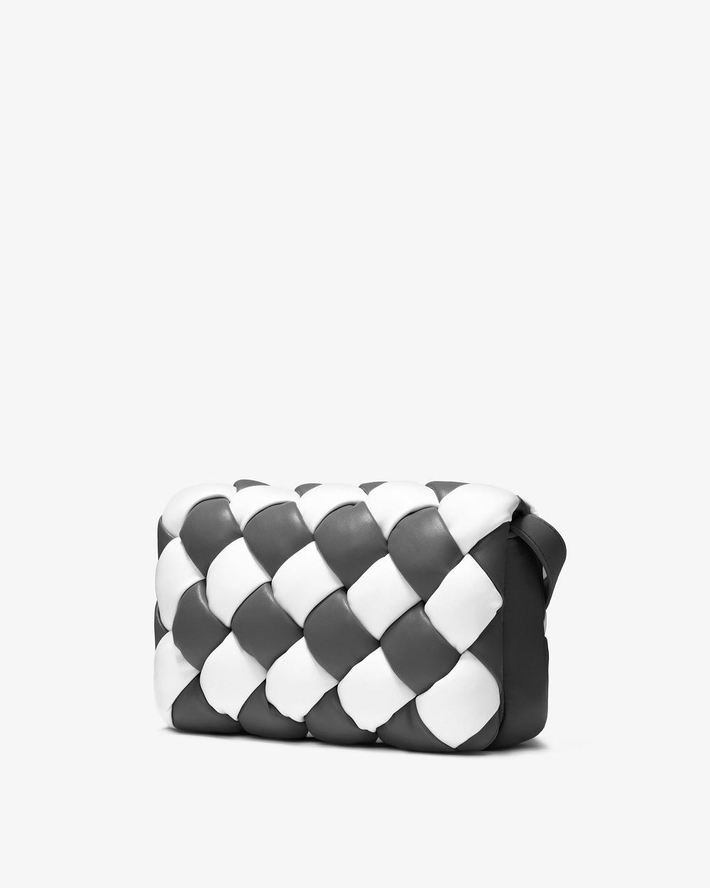 JW PEI Maze Women Crossbody Bags White / Black | CA1044UT