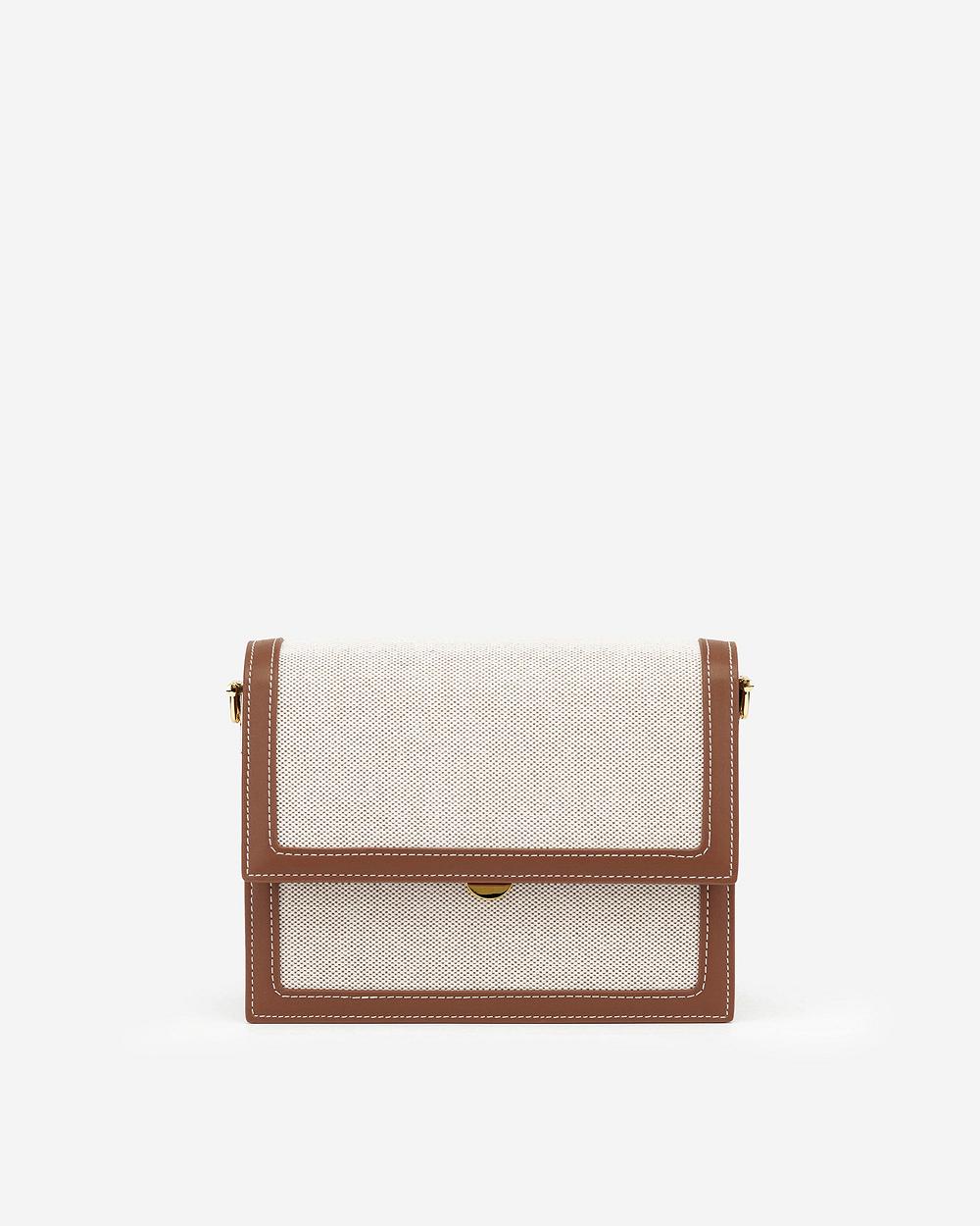 JW PEI Mini Flap Women Crossbody Bags Beige | CA1063MA