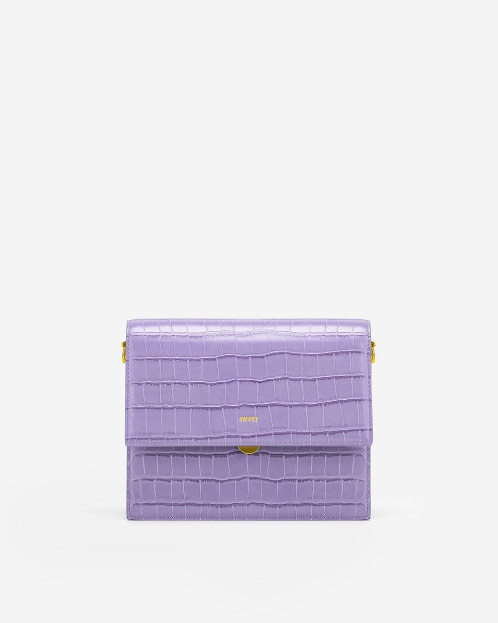 JW PEI Mini Flap Women Crossbody Bags Purple | CA1059CE